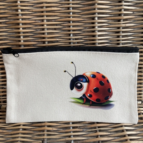 Federmäppchen - Stiftetasche - Krimskramstasche - Marienkäfer
