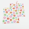 Topflappen Katzenköpfe 2er Set – Bunte Baumwolle Geschenk  Katze 