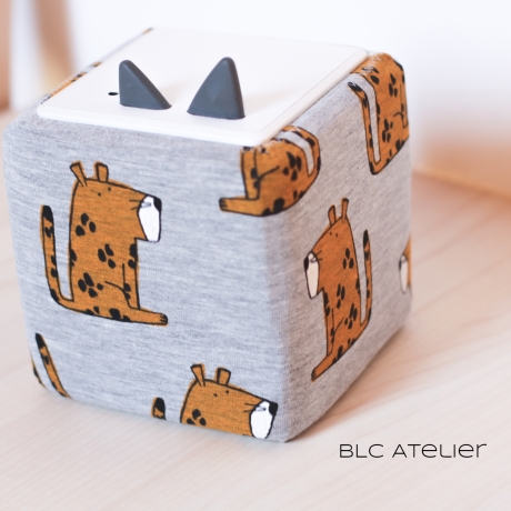 JERSEY Bezug Leopard, passend für Toniebox