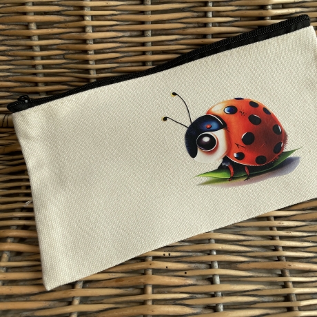 Federmäppchen - Stiftetasche - Krimskramstasche - Marienkäfer