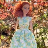 Kleid für Puppen (Barbie, Steffi), grün