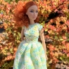 Kleid für Puppen (Barbie, Steffi), grün