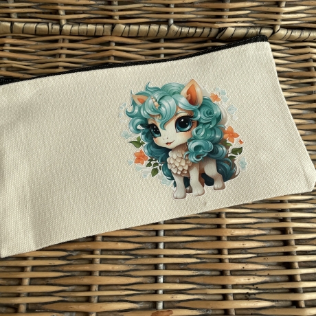 Federmäppchen Stiftetasche - süßes Einhorn - Geschenk für Kinder