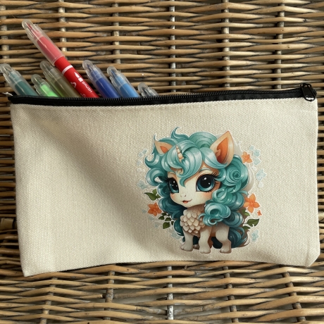 Federmäppchen Stiftetasche - süßes Einhorn - Geschenk für Kinder