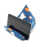 Handysitzsack Blau mit Katzenmotiv – Smartphonehalter Baumwolle