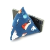 Handysitzsack Blau mit Katzenmotiv – Smartphonehalter Baumwolle