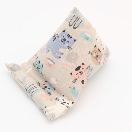 Handysitzsack Katze beige – Stabile Smartphone-Halterung 