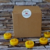 60 mini (lose)Teelichter aus Bienenwachs inkl. 1 Glasschale