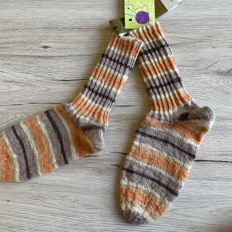 Handgestrickte  Socken Gr. 40/41