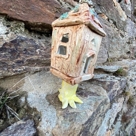  ceramic baba yaga's hut