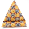 Handysitzsack Gelb mit Katzenmotiv aus Baumwolle Geschenk 