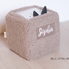 TEDDY PLÜSCH Dunkelbeige, Personalisierung, passend für Toniebox