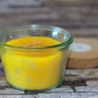 Kniesterkerze aus reinem Bienenwachs in Weck®-Glas-370S