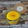 Kniesterkerze aus reinem Bienenwachs in Weck®-Glas-200S