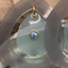     Resin Ohrringe grau/grün – Leicht & Handgemacht