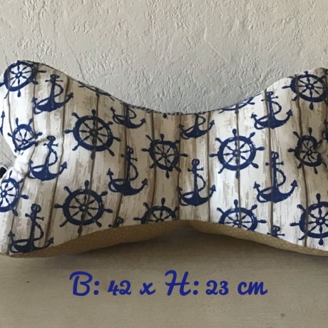 Leseknochen Nackenkissen Lagerungskissen Unikate maritime Motive