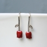 Tulpen Ohrringe silber 925 minimalistisches Geschenk für Sie