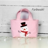 Kindertasche ~ Schneemann | Wendetasche | Weihnachten