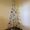 Weihnachtsbaum handgefertigt aus Holz und Metall 230 cm hoch 
