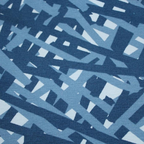 Sweat Shirt Druck Scrawl Over by petra Sommerweat  Stoff