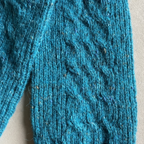 Handgestrickte Handstulpen, Armstulpen, Handschuhe, Fingerlos