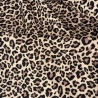 Musselin Leo beige braun Double Slub Meltem Swafing