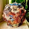 Ceramic Light ball coral reef handmade