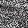 Musselin Leo grau schwarz Double Slub Meltem Swafing