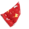Handysitzsack Rot Katze – Handyhalterung aus Baumwolle mit Blüten