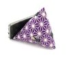 Handysitzsack Violett Katze Baumwolle, Geschenk für Katzenfans