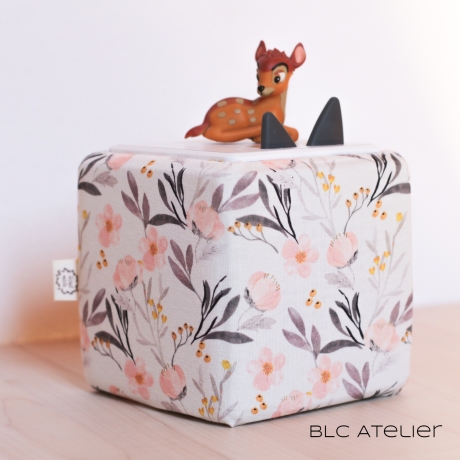 JERSEY Bezug Blumen, passend für Toniebox