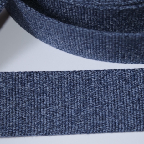Gurtband 40 mm jeansblau blau jeans Taschenband