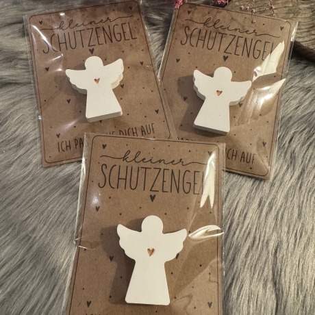 Schutzengel als Glücksbringer in Folie