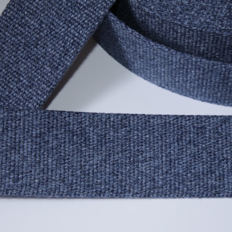 Gurtband 40 mm jeansblau blau jeans Taschenband