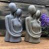 Handgefertigtes Liebespaar aus Stein/Sand/Glas/Harz 