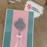 Glückwunschkarte mit Luftballons – Geburtstagskarte