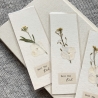 Zeit für Dich • Lesezeichen mit gepressten Blumen 