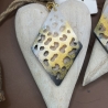 Ohrringe Handmade neu Resin Salinoform schwarz Gold weiß 