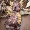 Handgefertigter Deko-Drache aus Epoxidharz