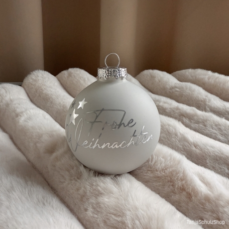 Weihnachtskugel Frohe Weihnachten