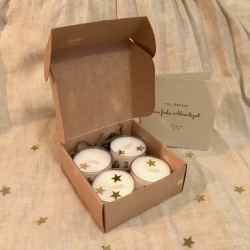 Adventslichter • Mini Adventskranz to go Geschenk Adventskalender