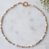 Handgemachte Perlenkette Süßwasserperlen böhmische Perlen Choker 