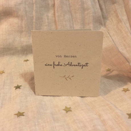 Adventslichter • Mini Adventskranz to go Geschenk Adventskalender