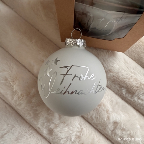 Weihnachtskugel Frohe Weihnachten