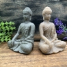 Handgefertigte Buddha Figur aus Naturstein/Sand/Harz
