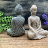 Handgefertigte Buddha Figur aus Naturstein/Sand/Harz
