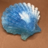 Seepferdchen Deko Neu Handmade Resin maritim blau weiß 