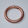 Rundkarabiner rosegold 53 mm / 40 mm kupferrot Taschenring