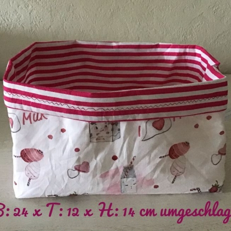 Utensilo Aufbewahrung Frühstückskorb Geschenk Unikat - milk