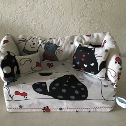 Deko-Sofa Kosmetikbox Sofa Taschentücherbox Sofa - Big Katzen